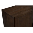 Pemberly Row 2-Door Solid Acacia Wood Sideboard in Barista Brown Finish