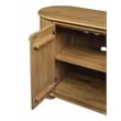 Pemberly Row 6-Door Solid Oak Wood Sideboard in Natural Finish