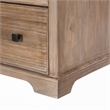 Pemberly Row 6-Drawer Solid Wood Dresser in Rustic Light Brown