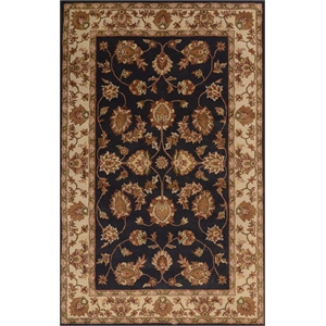 Pemberly Row 8x11 Hand-Tufted Peshawar-Inspired NZ Wool Rug in Charcoal
