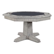 Pemberly Row 53 Inch Game Table with Reversible Dining Top in Gray