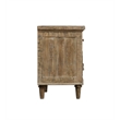 Pemberly Row 2-Drawer Nightstand with USB Charging & Power Outlet in Taupe