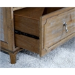 Pemberly Row 2-Drawer Nightstand with USB Charging & Power Outlet in Taupe