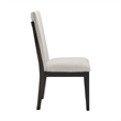 Pemberly Row Boucle Upholstered Oak Dining Chairs (Set of 2) in Cream & Brown