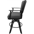 Pemberly Row Leather Counter Swivel Metal 26