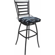 Pemberly Row Outdoor/Indoor Extra Tall Stool Armless in Craftsman Flint/Gray