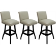 Pemberly Row Set of 3 Swivel Wood 30