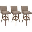 Pemberly Row Set of 3 Swivel Wood 26