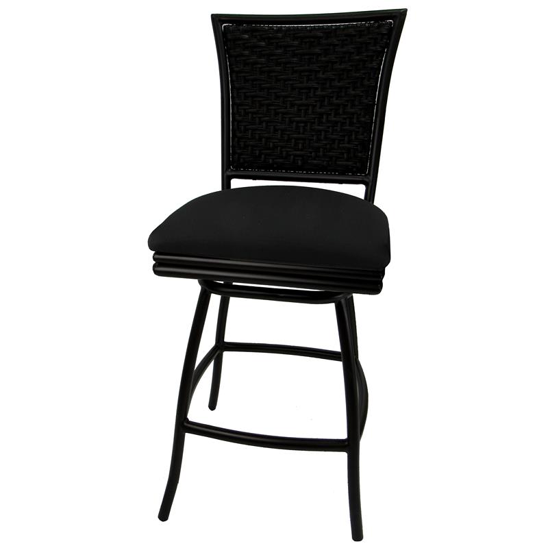 Pemberly Row Outdoor Swivel Counter Stool 26
