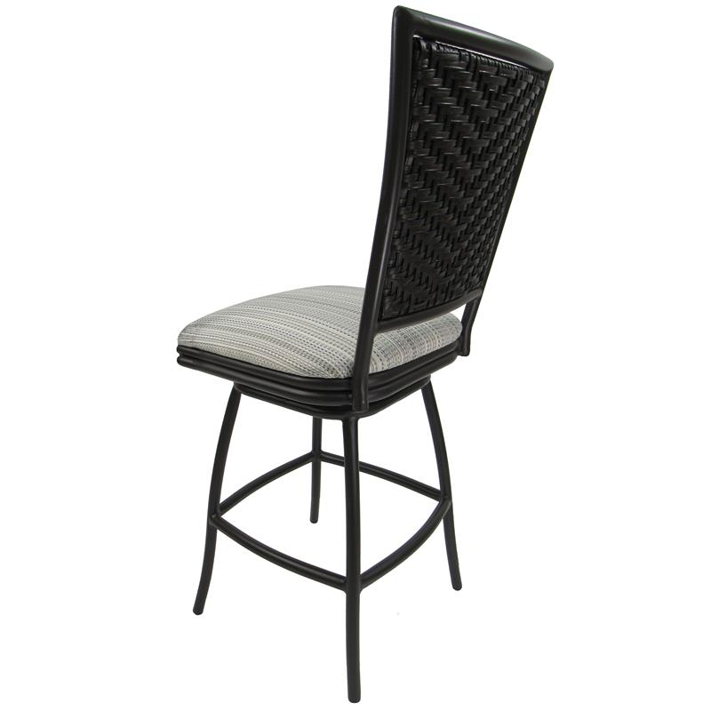 Pemberly Row Outdoor Swivel Counter Stool 26
