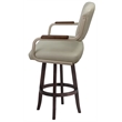 Pemberly Row Swivel Extra Tall Metal Bar Stool 34