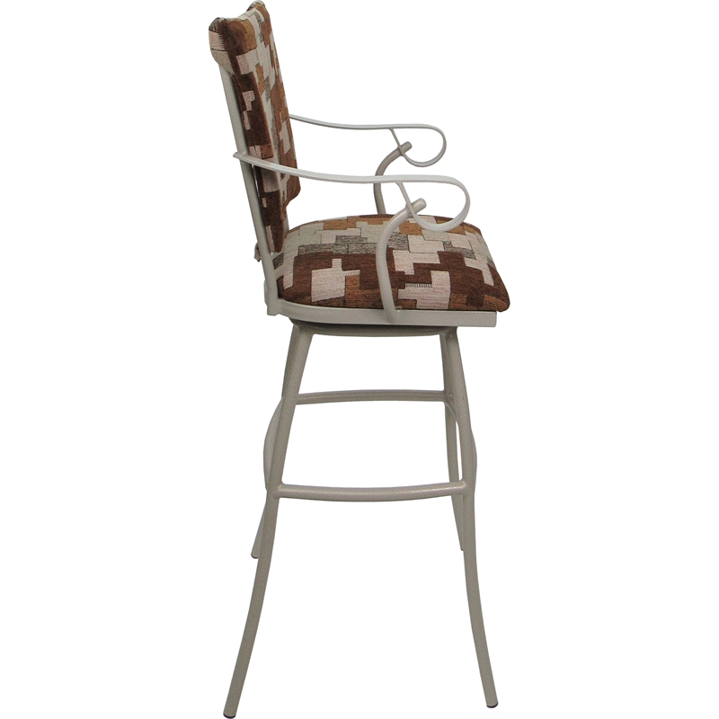Pemberly Row Aluminum Outdoor Counter Stool 26