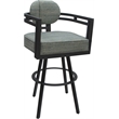 Pemberly Row Swivel Metal Bar Stool 30