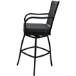 Pemberly Row Outdoor/Indoor Swivel Bar Stool 30