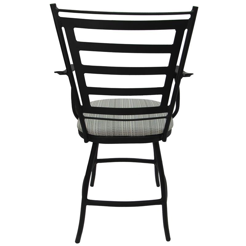 Pemberly Row Outdoor Swivel Counter Stool 26
