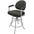Pemberly Row Swivel Tilt Counter Metal Bar Stool 26