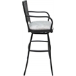 Pemberly Row Outdoor Indoor Extra Tall Stool 34