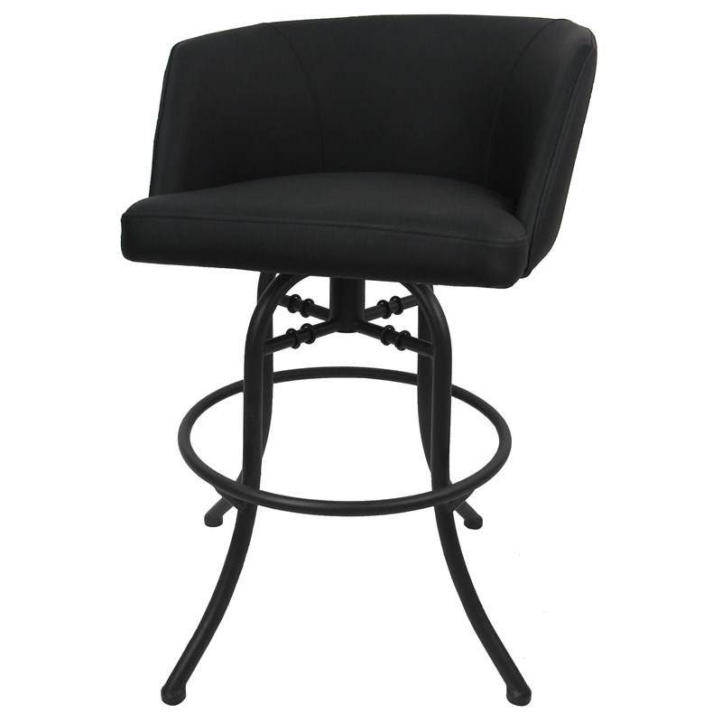 Pemberly Row Swivel Tilt Metal Bar Stool 30