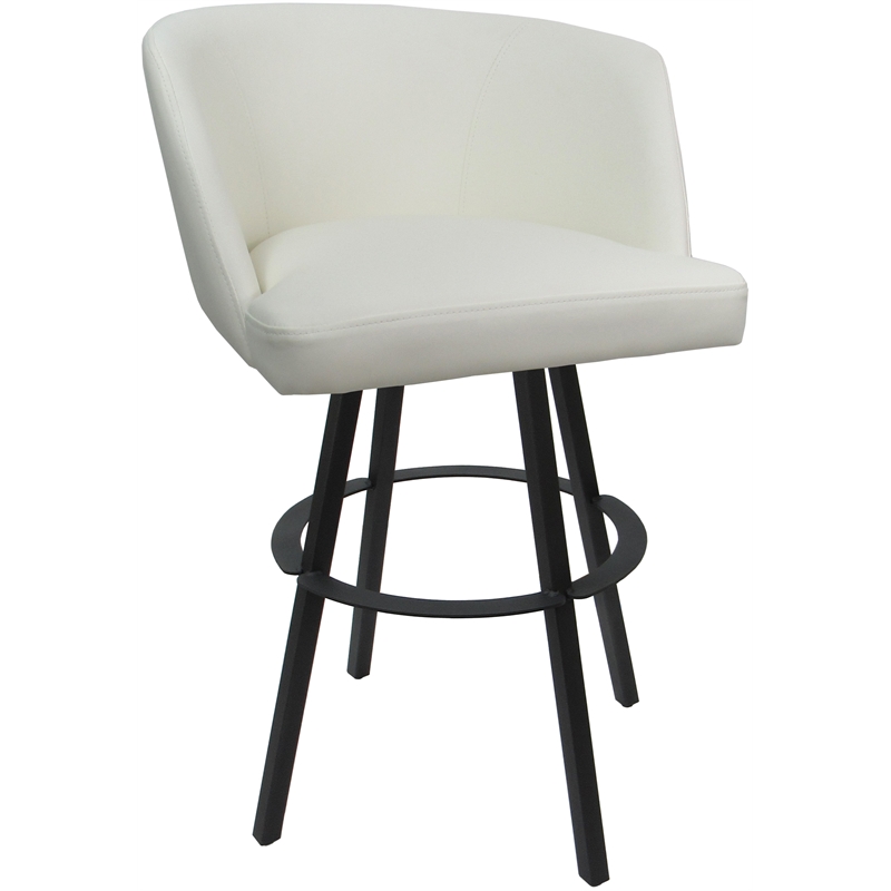Pemberly Row Extra Tall Bar Stool Swivel Metal 34