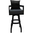 Pemberly Row Swivel Wood Extra Tall Stool 34