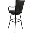 Pemberly Row Outdoor/Indoor Extra Tall Swivel Stool 34