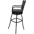 Pemberly Row Outdoor/Indoor Extra Tall Swivel Stool 34