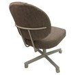 Pemberly Row Swivel Dining Chair on Wheels in Basin Beige on Beige