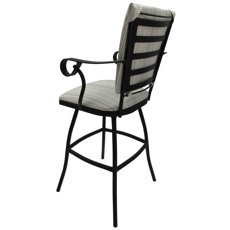 Pemberly Row Outdoor Swivel Bar Stool 30