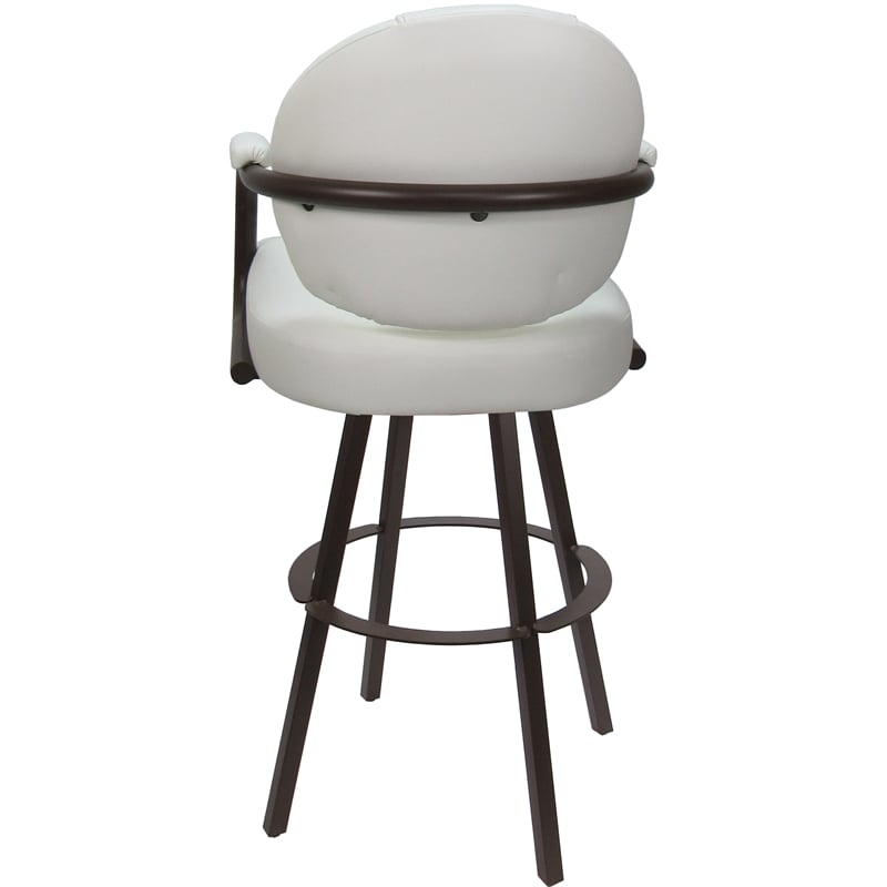 Pemberly Row Swivel Metal Counter Stool 26