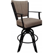 Pemberly Row Swivel Tilt Metal Counter Stool 24