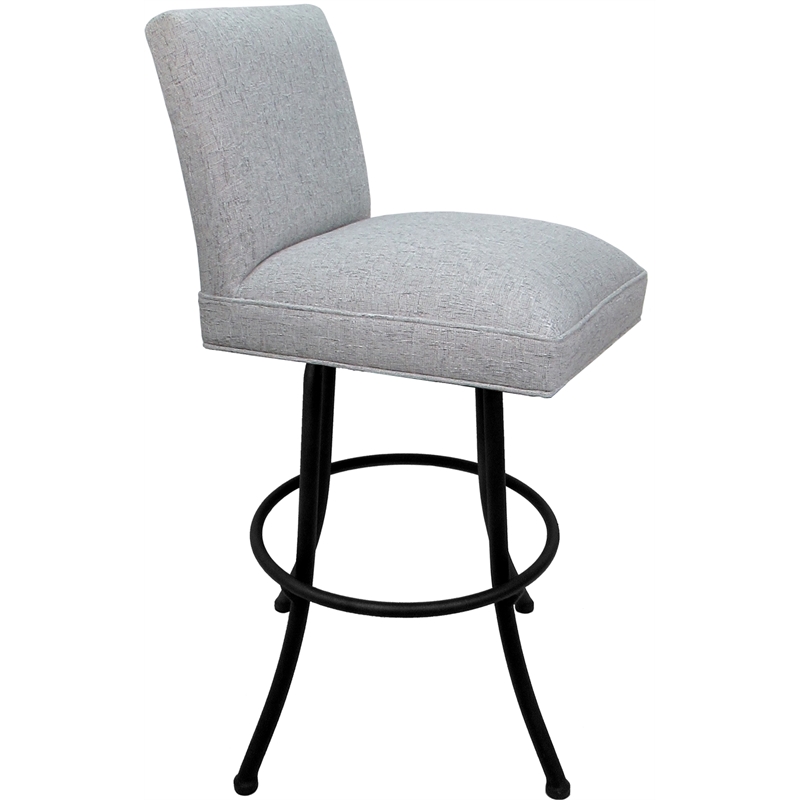 Pemberly Row Swivel Metal Bar Stool 30