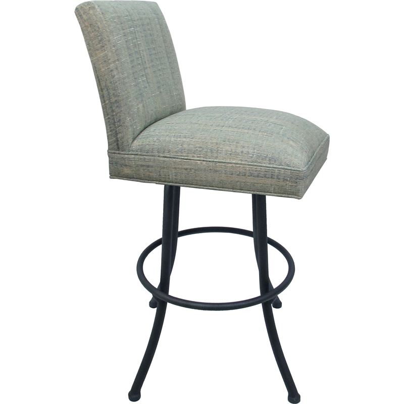 Pemberly Row Set of 3 Swivel Metal Bar Stools 30
