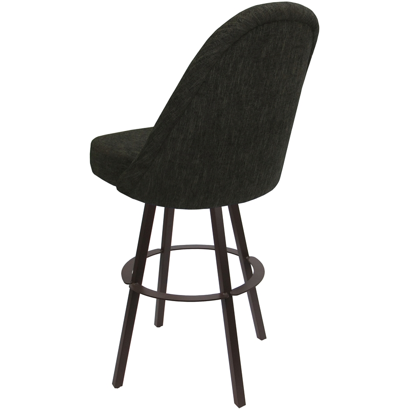 Pemberly Row Swivel Metal Counter Stool 26