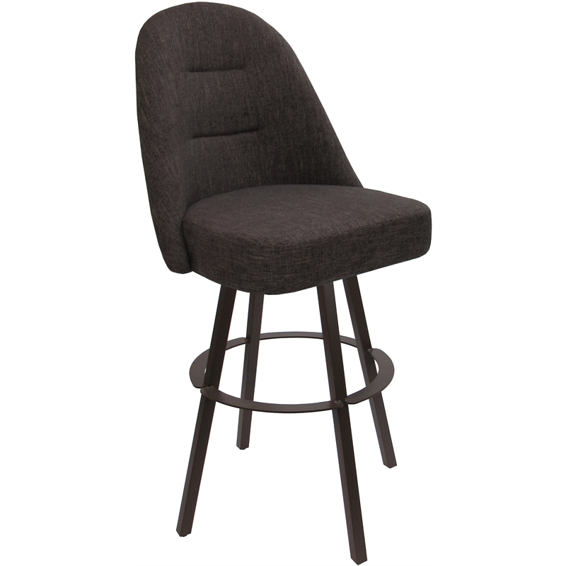 Pemberly Row Swivel Metal Counter Stool 26