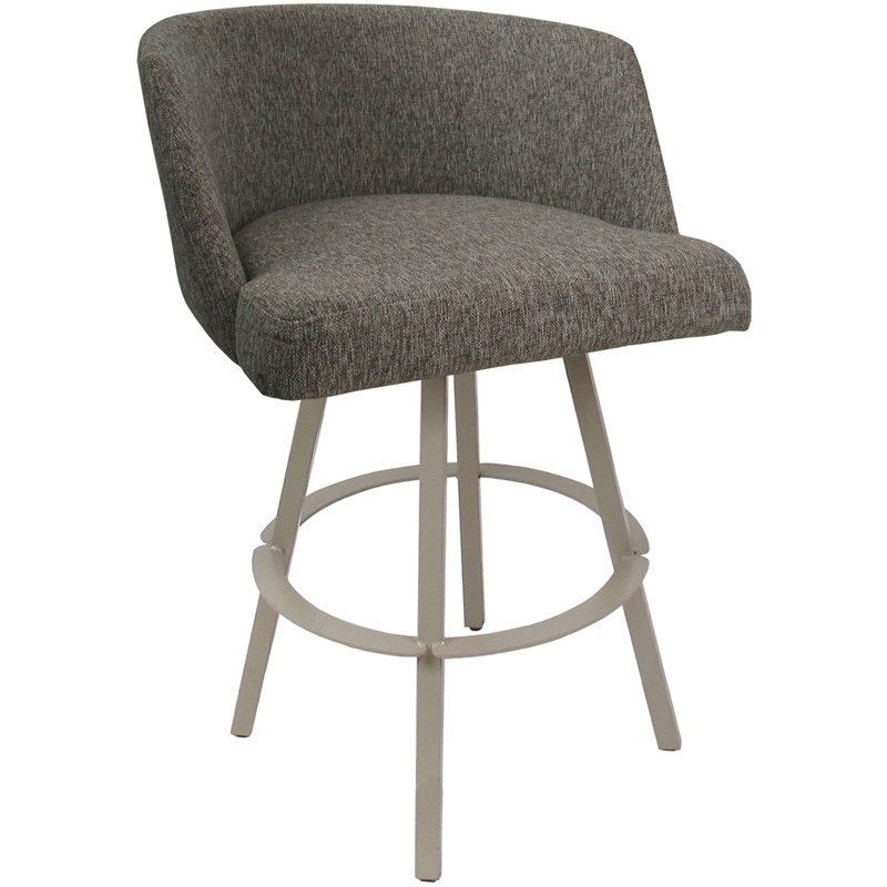 Pemberly Row Swivel Metal Bar Stool 34