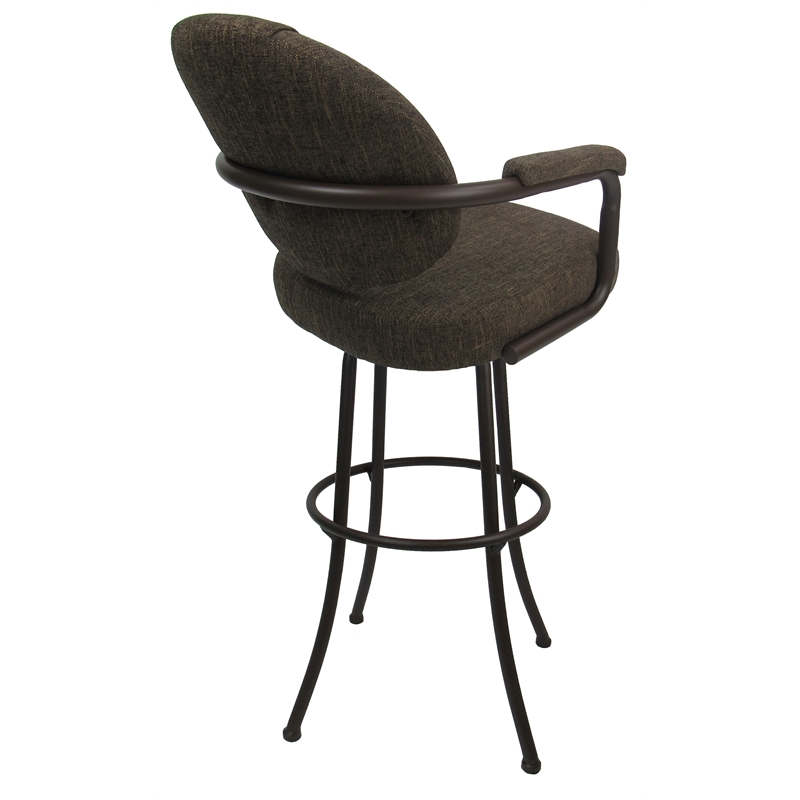 Pemberly Row Swivel Metal Bar Stool 34