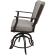 Pemberly Row Swivel Tilt Metal Counter Stool 26