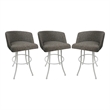 Pemberly Row Swivel Counter Metal Bar Stool 26