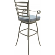 Pemberly Row Outdoor/Indoor Swivel Extra Tall Stool 34