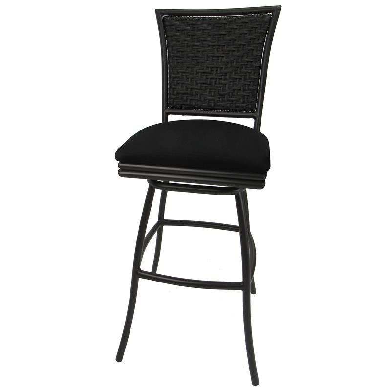 Pemberly Row Outdoor Swivel Bar Stool 30