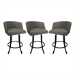 Pemberly Row Swivel Metal Bar Stool 30