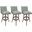 Pemberly Row Set of 3 Swivel Counter Stools 26