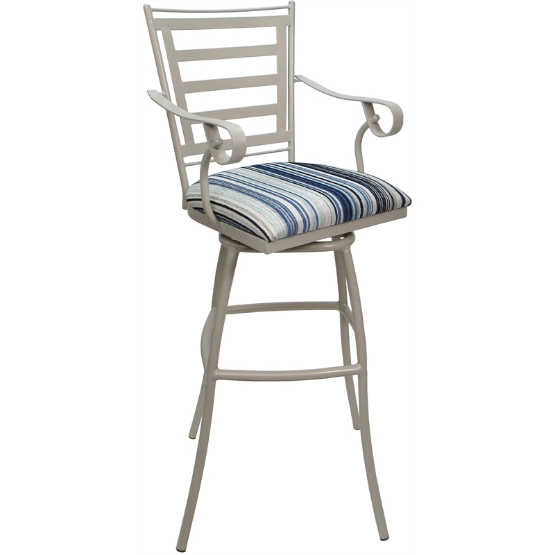 Pemberly Row Aluminum Stool 34