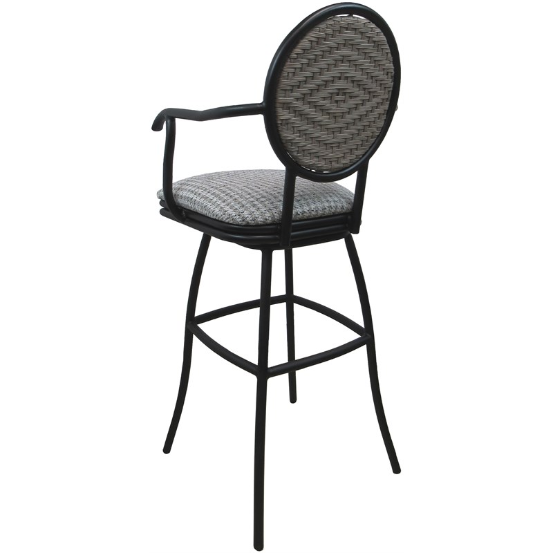 Pemberly Row Outdoor Patio Swivel 26