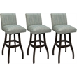 Pemberly Row Set of 3 Extra Tall Swivel Wood 34