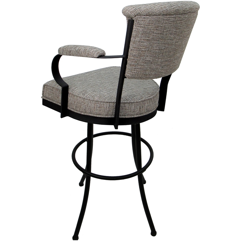 Pemberly Row Swivel Extra Tall Metal Bar Stool 34