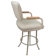 Pemberly Row Swivel Counter Metal Bar Stool 26