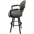 Pemberly Row Swivel Counter Metal Bar Stool 26