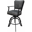 Pemberly Row Swivel Tilt Metal Counter Stool 24