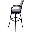 Pemberly Row Outdoor/Indoor Swivel Extra Tall Stool 34